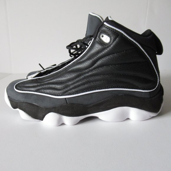 Jordan Pro Strong, Mid, Men's Size 10, Black/White/White, NEW - Picture 4 of 15